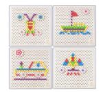 Joc mozaic din lemn cu butoni Pixel Drawing