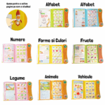 Jucarie educativa Cartea electronica cu activitati in limba engleza