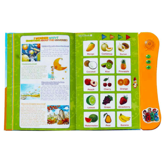 Jucarie educativa Cartea electronica cu activitati in limba engleza