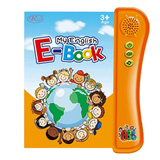 Jucarie educativa Cartea electronica cu activitati in limba engleza