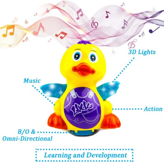 Jucarie interactiva muzicala bebe Ratusca dansatoare