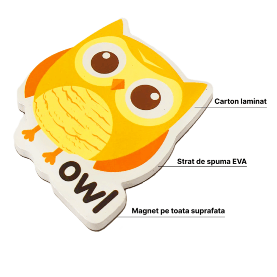 Lumea Animalelor Piese magnetice din spuma Eva