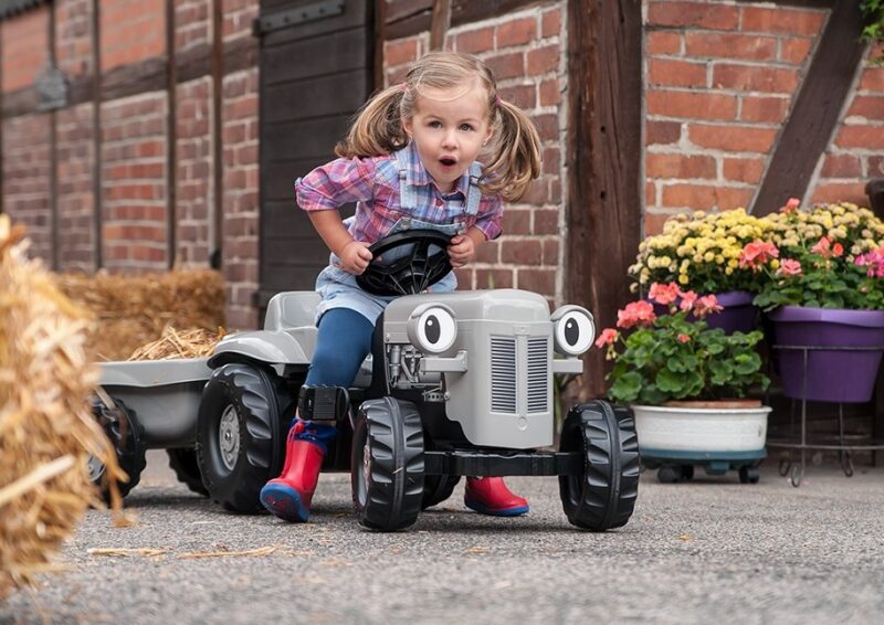 Tractor cu pedale Gri Rolly Kid Fergie