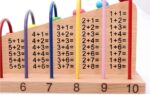 Numaratoare cu operatii matematice Abac din lemn