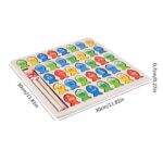 Pescuit magnetic Puzzle Pestisori cu Litere si Cifre lemn