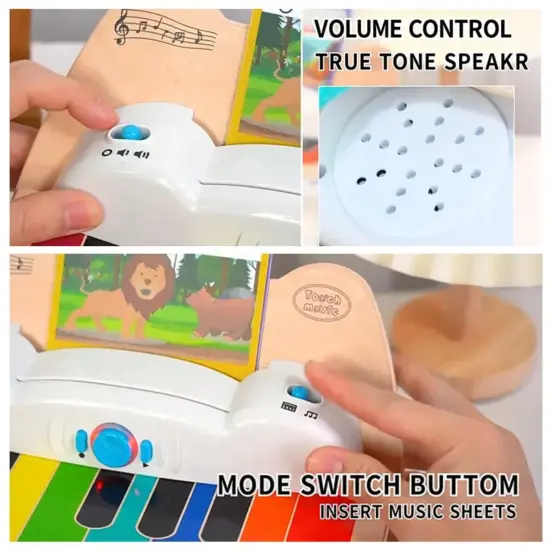 Pian din lemn cu functie tactila fara Clape Magic Touch