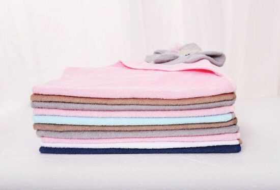 Prosoape de baie cu Gluga Animalute 3D din bumbac pentru copii