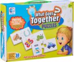Puzzle carton Asociere imagini Potriveste obiectele