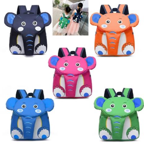 Rucsac pentru copii Elefant Ghiozdan Geanta cu bretele reglabile