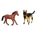 Set 10 figurine cauciuc Animalele de la ferma