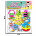 Set 11 Jucarii bebe Zornaitori pentru motricitate Texturi diferite