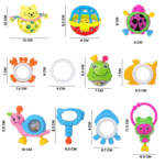 Set 11 Jucarii bebe Zornaitori pentru motricitate Texturi diferite