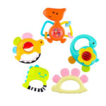 Set 5 jucarii dentitie bebe Dinozaur Hola