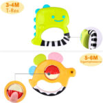 Set 5 jucarii dentitie bebe Dinozaur Hola