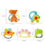 Set 5 jucarii dentitie bebe Dinozaur Hola