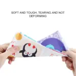 Set 6 carti senzoriale pentru nou nascuti Contrast ridicat bebe