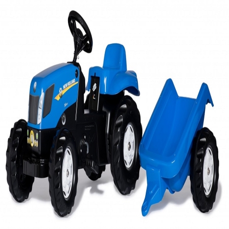 Tractor cu remorca Rolly Kid NEW HOLLAND