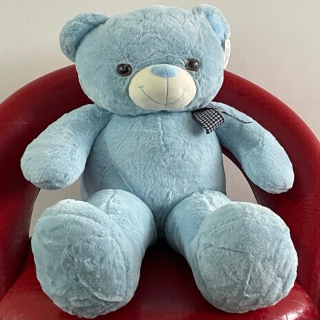 Ursulet plus moale Bleu deschis Jucarie animale 80cm
