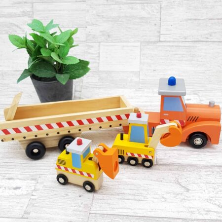 Vehicule Camion mare transportator de masini constructii lemn