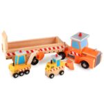 Vehicule Camion mare transportator de masini constructii lemn