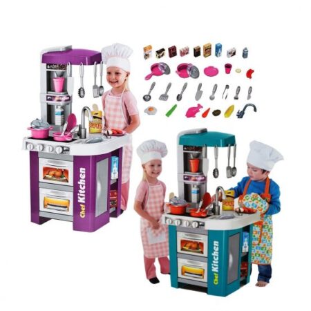 Bucatarie cu aparat de cafea-lumina si muzica Chef