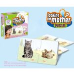 Puzzle carton Mama si Puiul Jucarii educative din 2 piese