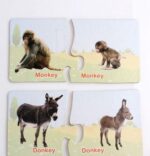 Puzzle carton Mama si Puiul Jucarii educative din 2 piese