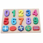 Puzzle lemn 3D cifre de la 0-9 Operatii matematice