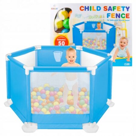 Tarc de joaca bebe cu 50bile si cos baschet FENCE