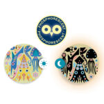 Atelier creativ cu nisip fluorescent Luminile din ocean Djeco