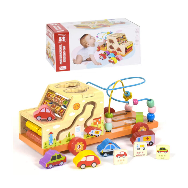 Camionul cu roti Centru de activitati cu masini 3D