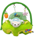 Fotoliu-plus-bebe-Catelusul-verde-cu-arcada-si-jucarii-