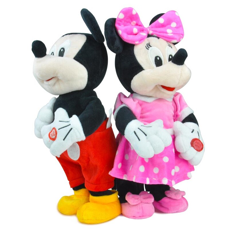 Jucarie interactiva Minnie sau Mickey Mouse danseaza si canta