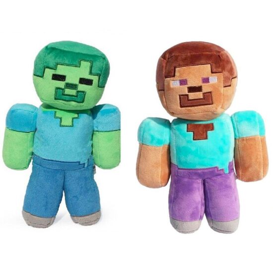Jucarie plus Minecraft Zombie Figurine copii 25 cm Jucarie plus Minecraft Zombie Figurine copii 25 cm