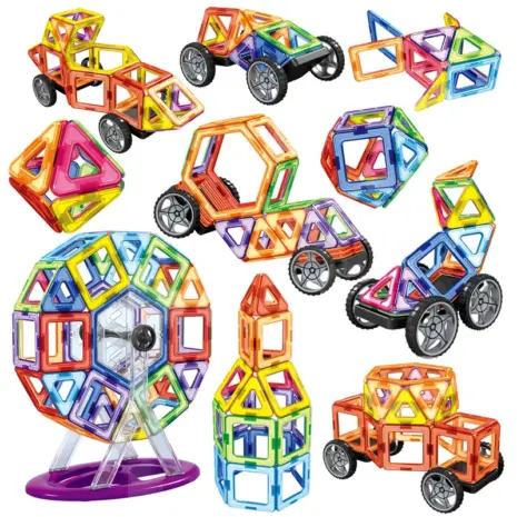 Set forme magnetice de construit 48 piese Magformers