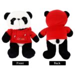 Ursul Panda Imbracat in Hanorac Jucarie animalut plus