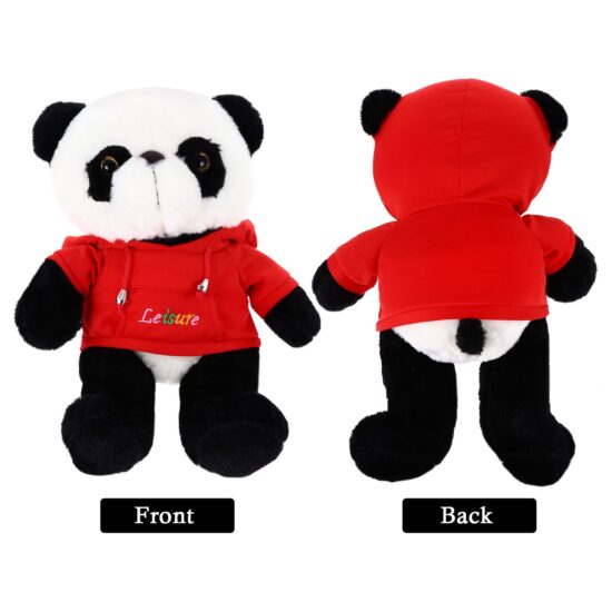 Ursul Panda Imbracat in Hanorac Jucarie animalut plus