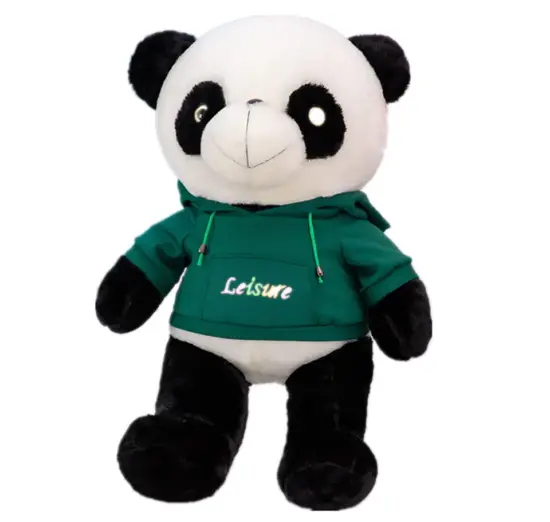 Ursul Panda Imbracat in Hanorac Jucarie animalut plus