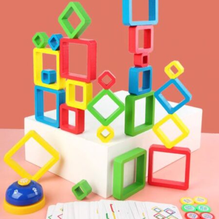 joc-lemn-montessori-rainbow-cuburi-piramida-forme-geometrice