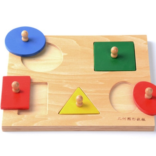 puzzle-5-forme-geometrice-incastru-cu-butoni-colorate