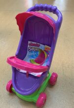 Carucior de impins cu 3 roti pentru papusi Printesa Melissa