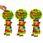 Copacul cu fructe si Pista raliu cu masinute din lemn