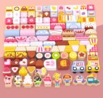 Cuburi de constructie set 116 piese Oraselul de Inghetata