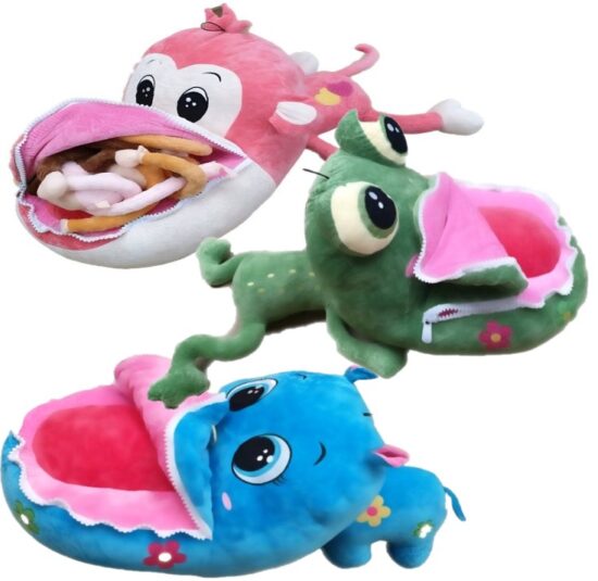 Fotoliu din plus Animale cu spatiu de depozitare jucarii