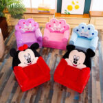 Fotoliu extensibil Canapea Minnie si Mickey Mouse cu 3 parti
