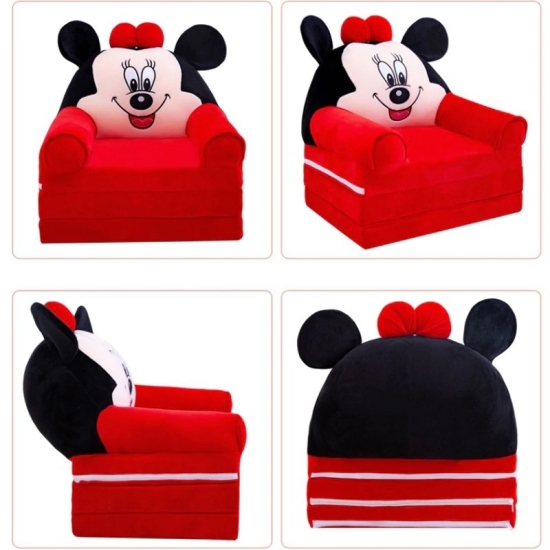 Fotoliu extensibil Canapea Minnie si Mickey Mouse cu 3 parti