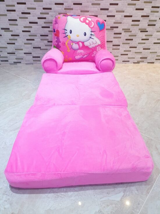 Fotoliu extensibil plus Pisicuta alba Hello Kitty 115 cm