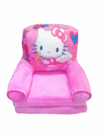 Fotoliu extensibil plus Pisicuta alba Hello Kitty 115 cm