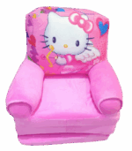 Fotoliu extensibil plus Pisicuta alba Hello Kitty 115 cm