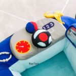 Fotoliu sit-up masinuta cu roti si spatar din plus Cars